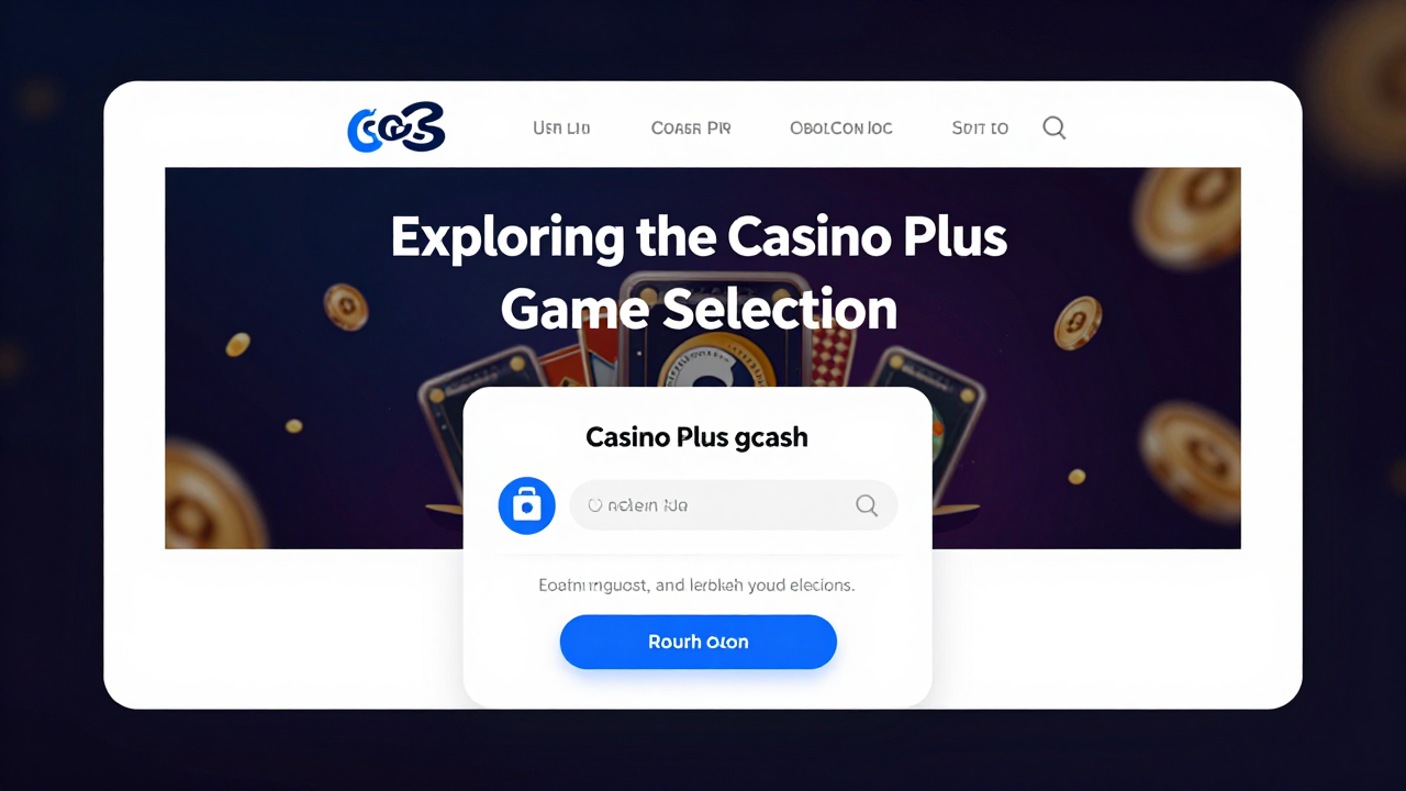 Exploring the Casino Plus Game Selection