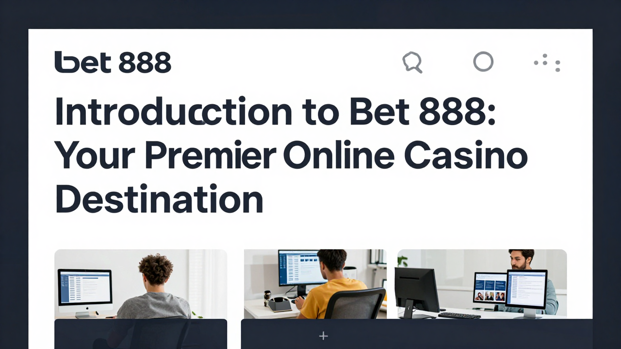Bet 888: Your Guide to Online Casino Games & Bonuses
