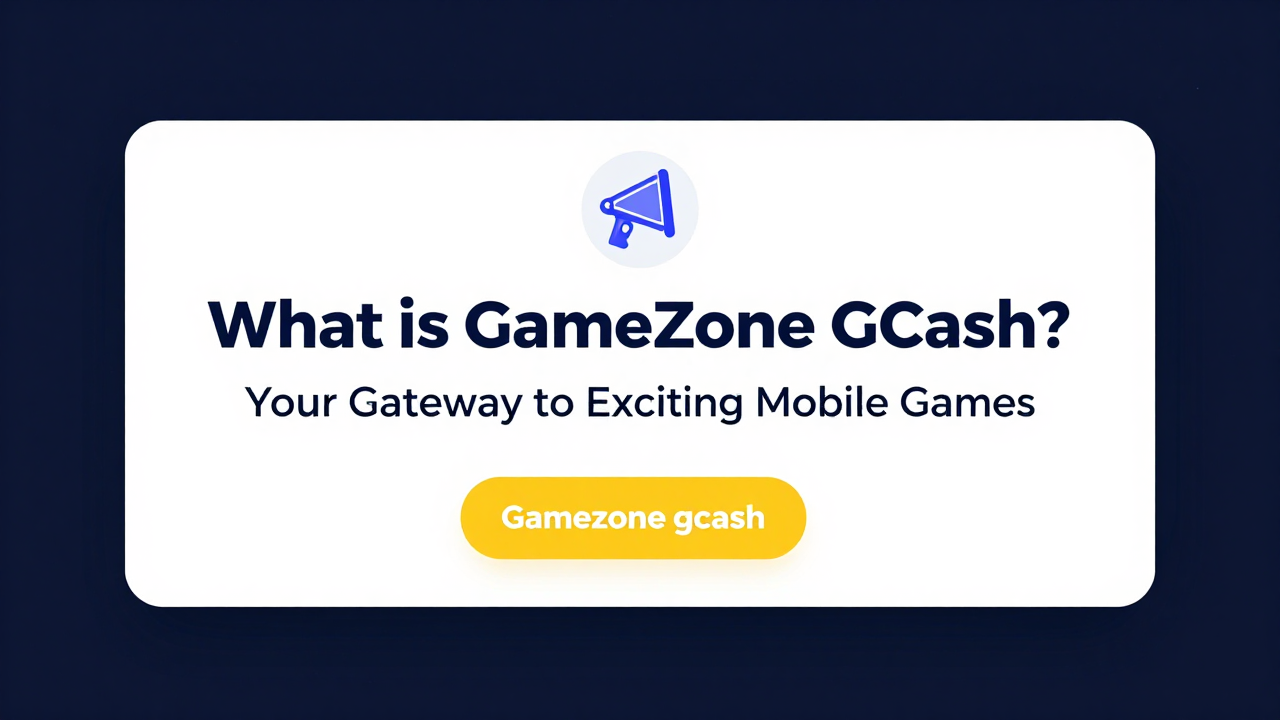 What is GameZone GCash? Your Gateway to Exciting Mobile Games