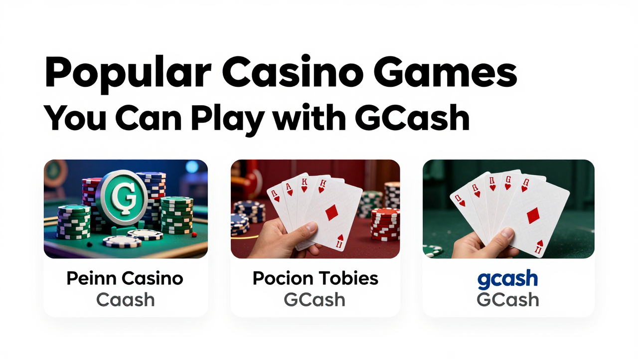 Popular Casino Games You Can Play with GCash