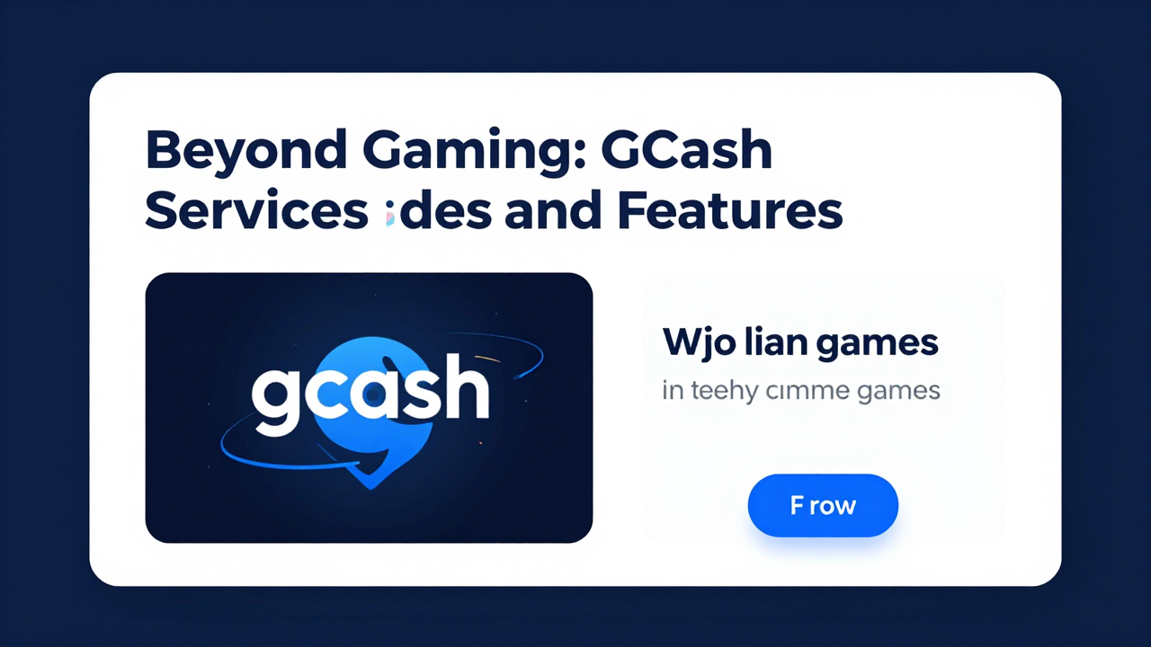 Beyond Gaming: GCash Services and Features