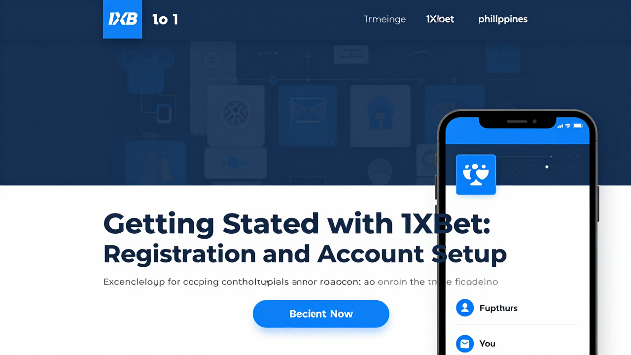 Getting Started with 1xBet online Philippines: Registration and Account Setup