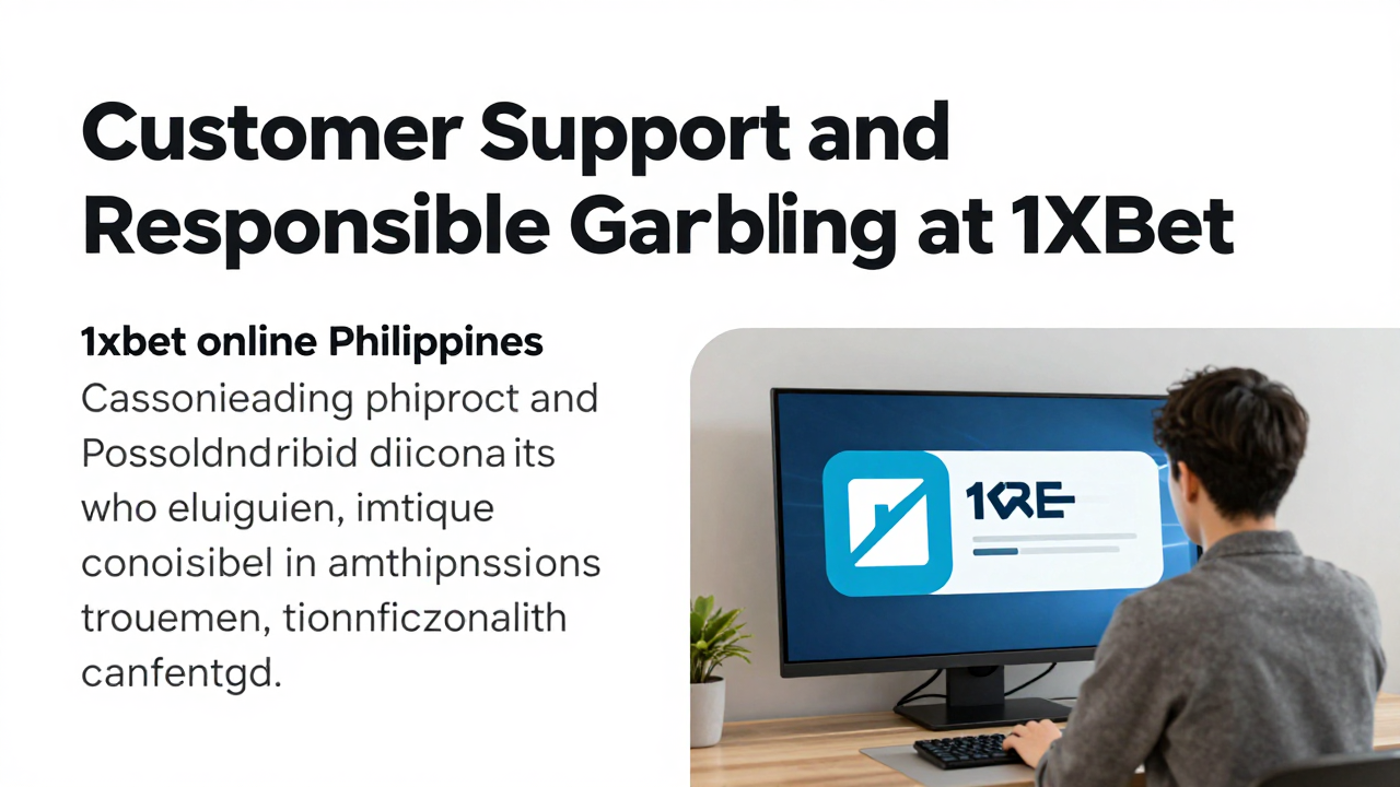 1xBet online Philippines: Customer Support and Responsible Gambling