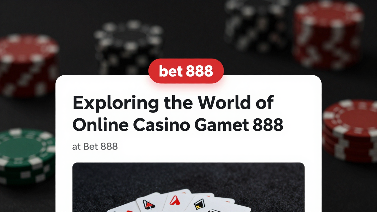 Exploring the World of Online Casino Games at Bet 888