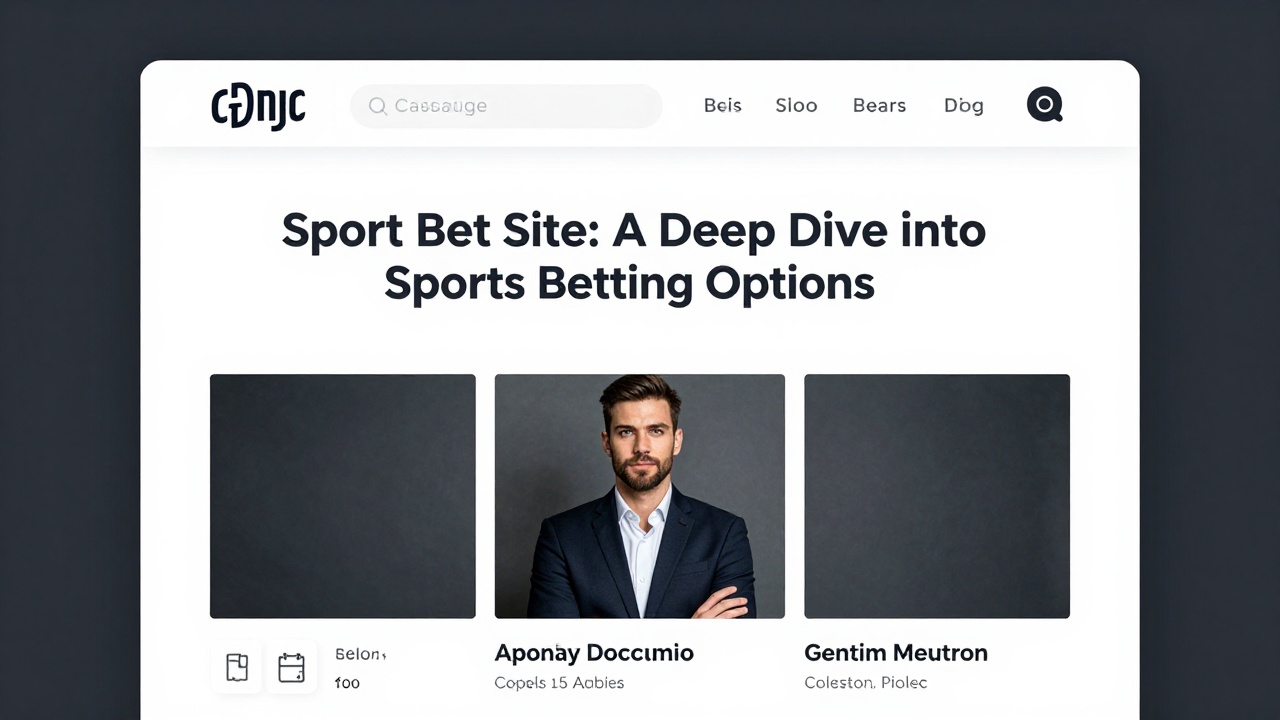 Sport Bet Site: A Deep Dive into Sports Betting Options