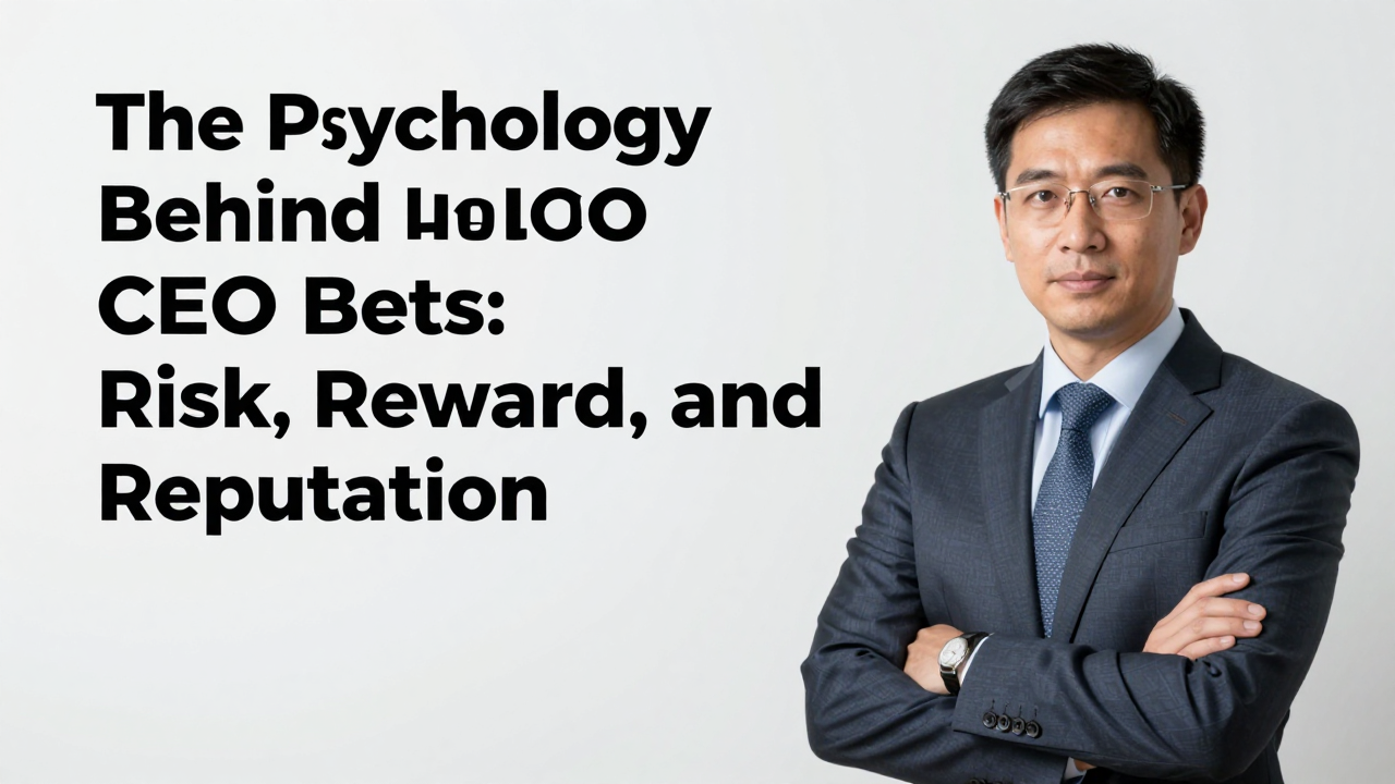 The Psychology Behind CEO Bets: Risk, Reward, and Reputation