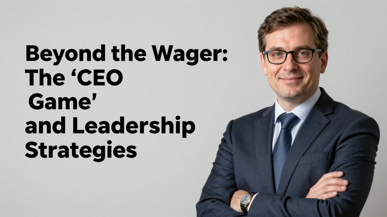Beyond the Wager: The 'CEO Game' and Leadership Strategies