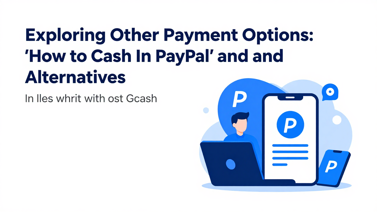 Exploring Other Payment Options: 'How to Cash In PayPal' and Alternatives