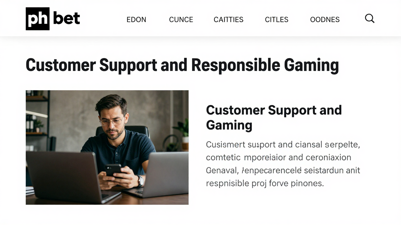 Customer Support and Responsible Gaming