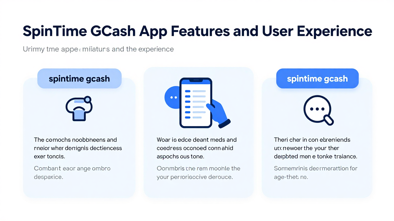 SpinTime GCash App Features and User Experience